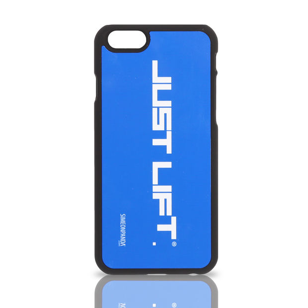 Just Lift. iPhone 6 Rubberised Case – Blue