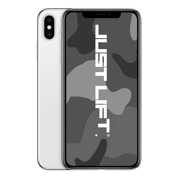Just Lift. Phone Wallpaper - Grey Camouflage