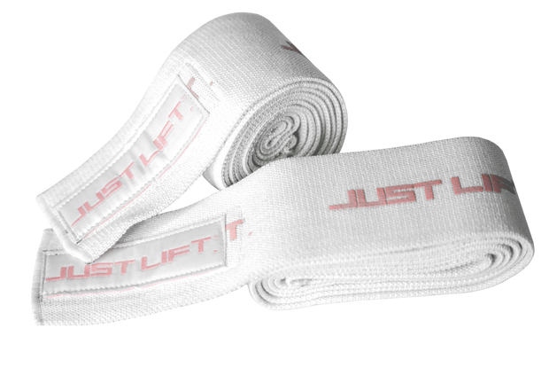 Just Lift. PINK ICE Knee/Elbow Wraps