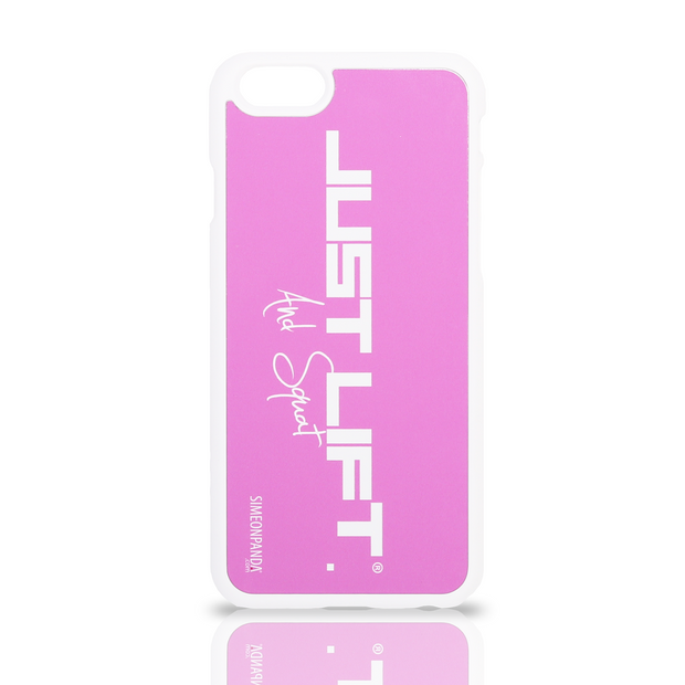 Just Lift. And Squat iPhone 6 Rubberised Case – Pink