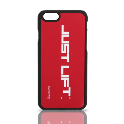 Just Lift. iPhone 6 Rubberised Case – Red