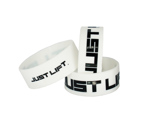 Just Lift. Wristband (White)